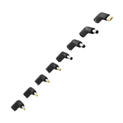 Zasilacz sieciowy Qoltec uniwersalny 65W | 9 wtyczek | +kabel zasilający