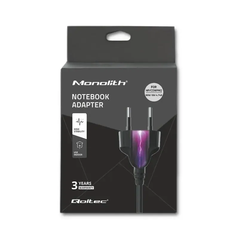 Zasilacz sieciowy Qoltec do HP 90W 19V 4,74A 7.4*5.0+pin