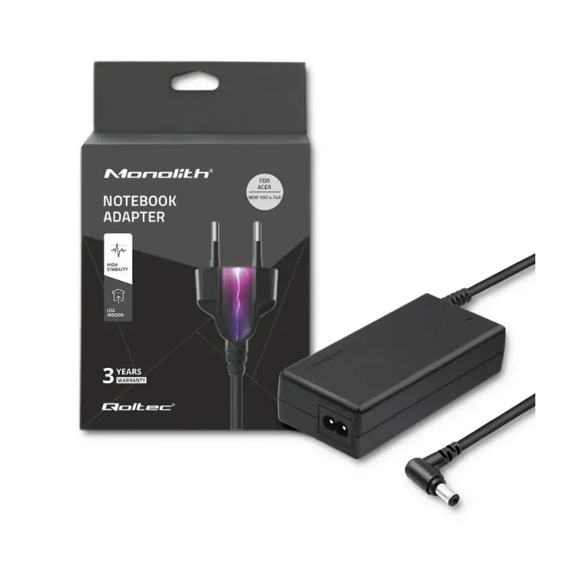 Zasilacz sieciowy Qoltec do Acer 90W 19V 4,74A 5.5*2.5
