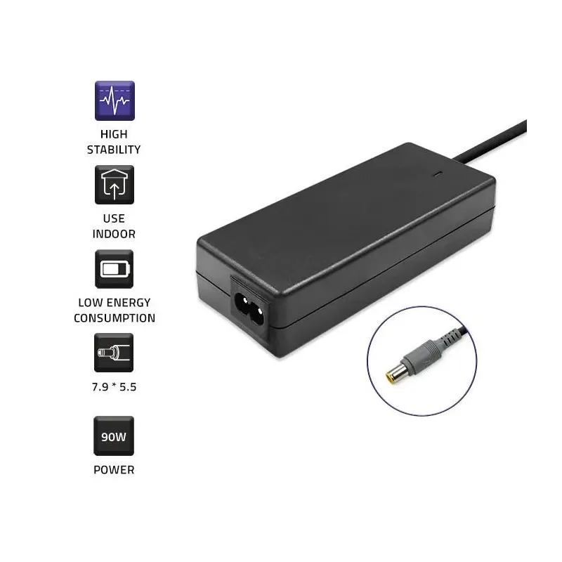 Zasilacz sieciowy Qoltec do IBM Lenovo 90W 20V 4,5A 7,9*5,5