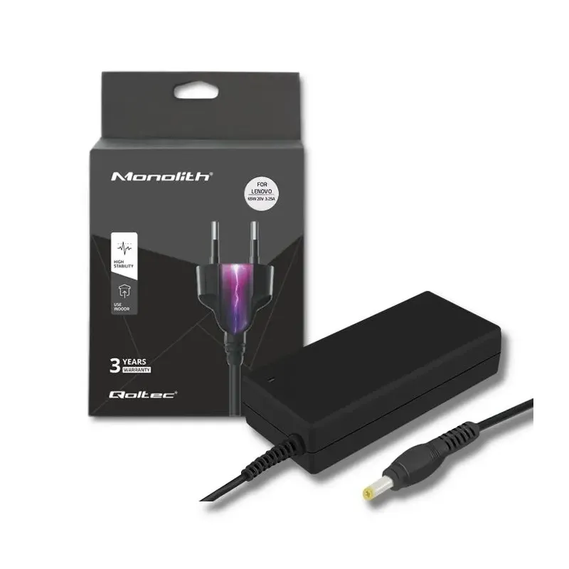 Zasilacz sieciowy Qoltec do Lenovo 65W 20V 3,25A 4.0*1.7