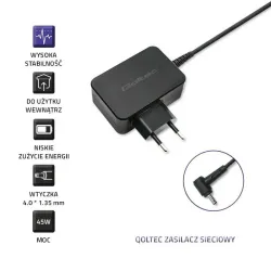 Zasilacz do ultrabooka Qoltec Asus 45W | 19V | 2.37A | 4.0*1,35