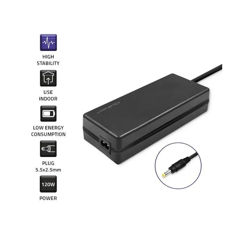 Zasilacz sieciowy Qoltec do Asus 120W | 19V | 6.32A | 5.5*2.5 |+kabel