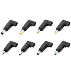 Zasilacz sieciowy Qoltec uniwersalny do laptopa 30W | 8 wtyczek