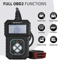 Tester cyfrowy Qoltec diagnostyczny ProLine | OBDII EOBD | 8V-25V | Dual