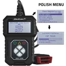 Tester cyfrowy Qoltec diagnostyczny ProLine | OBDII EOBD | 8V-25V | Dual