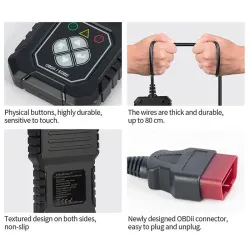 Tester cyfrowy Qoltec diagnostyczny ProLine | OBDII EOBD | 8V-25V | Dual