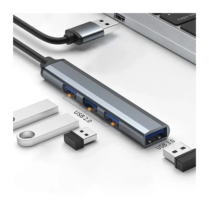 Hub Qoltec adapter USB 3.0 4w1 | USB 3.0 | 3x USB 2.0 | PartsPC.pl