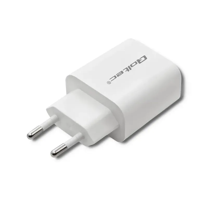 Ładowarka sieciowa Qoltec 18W | 5-12V | 1.5-3A | USB typ C PD | USB QC 3.0