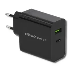 Ładowarka sieciowa Qoltec 45W | 5-20V | 2.25-3A | USB typ C PD | USB |