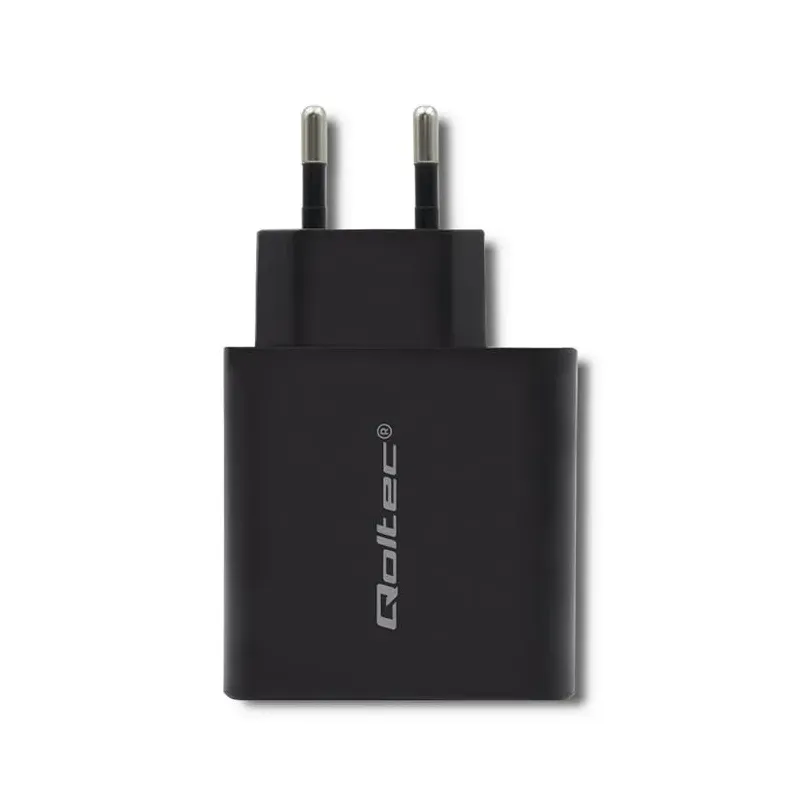 Ładowarka sieciowa Qoltec 45W | 5-20V | 2.25-3A | USB typ C PD | USB |