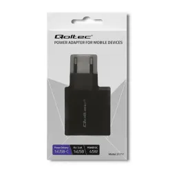 Ładowarka sieciowa Qoltec 45W | 5-20V | 2.25-3A | USB typ C PD | USB |