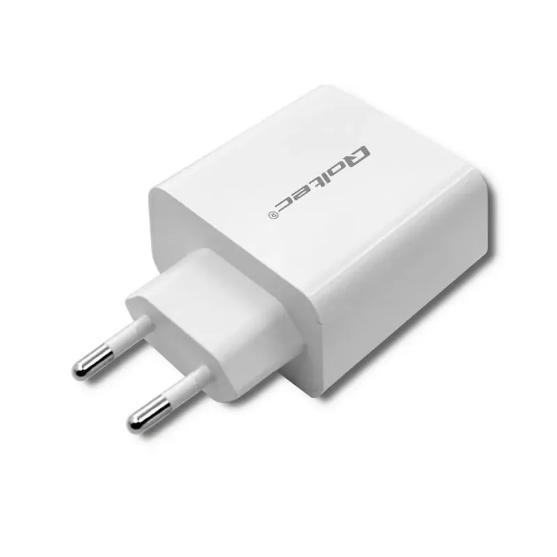 Ładowarka sieciowa Qoltec 45W | 5-20V | 2.4-3A | USB typ C PD | USB | Biała