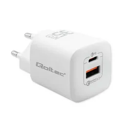 Ładowarka sieciowa Qoltec 35W GaN ULTRA | 5-20V | 2.25-3A | 1 x USB typ C