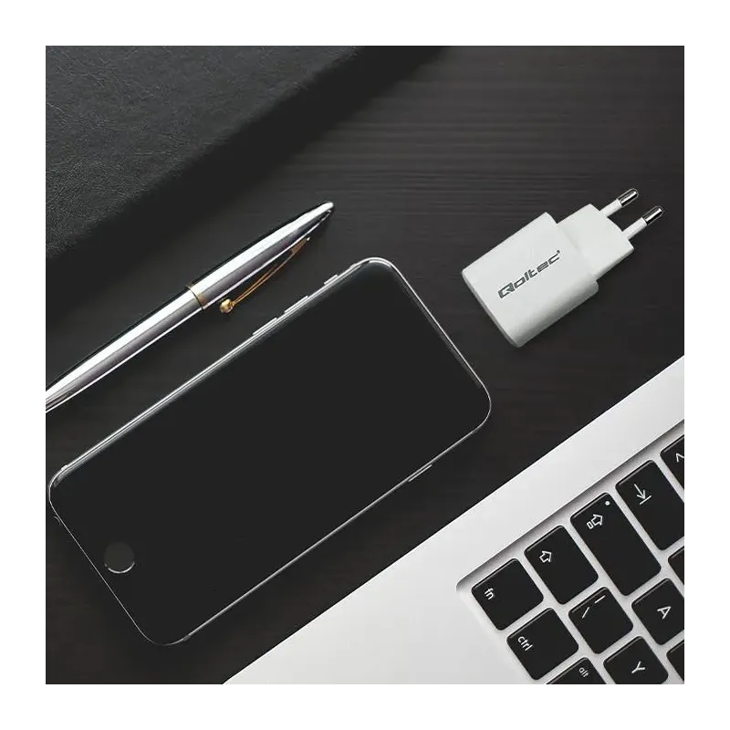 Ładowarka sieciowa Qoltec 35W GaN ULTRA | 5-20V | 2.25-3A | 1 x USB typ C
