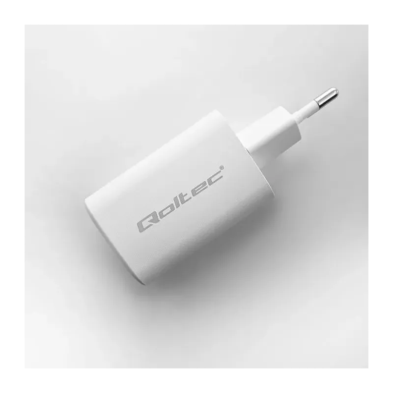 Ładowarka sieciowa Qoltec 65W GaN ULTRA | 5-20V | 2.25-3.25A | 1 x USB typ