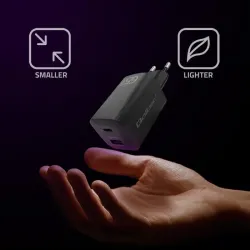 Ładowarka sieciowa Qoltec 65W GaN ULTRA | 5-20V | 2.25-3.25A | 1 x USB typ