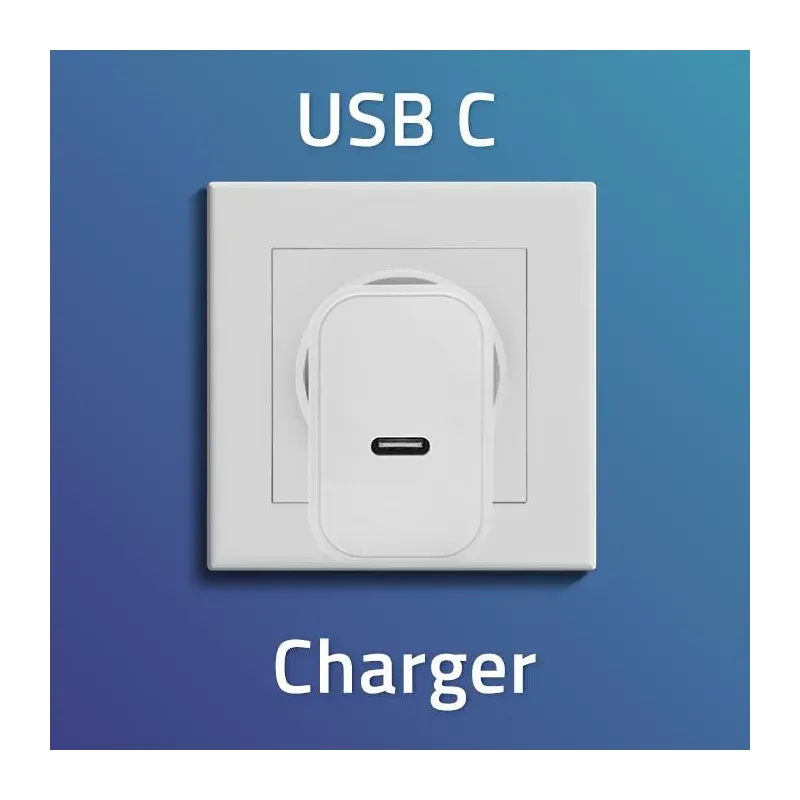 Ładowarka sieciowa Qoltec Super Quick PD | USB-C | 20W | 5-12V | 1.67-3A |