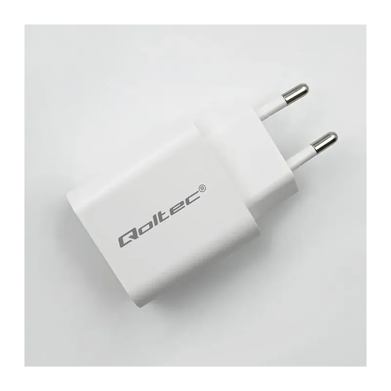 Ładowarka sieciowa Qoltec Super Quick PD | USB-C | 20W | 5-12V | 1.67-3A |