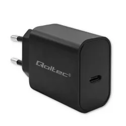 Ładowarka sieciowa Qoltec Super Quick PD | USB-C | 20W | 5-12V | 1.67-3A |
