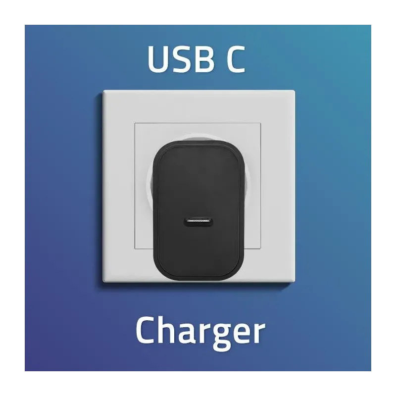 Ładowarka sieciowa Qoltec Super Quick PD | USB-C | 20W | 5-12V | 1.67-3A |