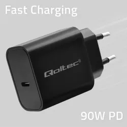 Ładowarka sieciowa Qoltec Super Quick PD | USB-C | 20W | 5-12V | 1.67-3A |