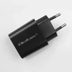 Ładowarka sieciowa Qoltec Super Quick PD | USB-C | 20W | 5-12V | 1.67-3A |