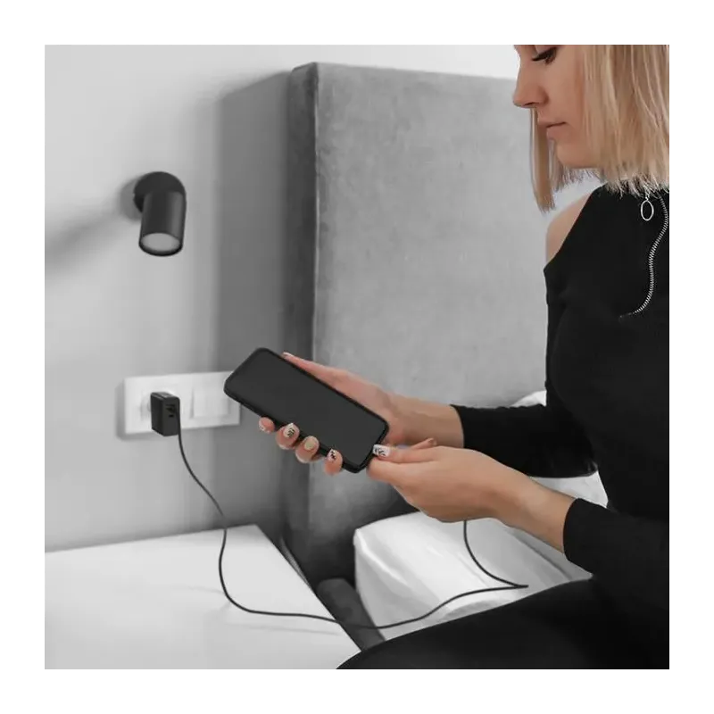 Ładowarka sieciowa Qoltec Super Quick PD | 1xUSB-C | 1xUSB | 45W | 5-20V |