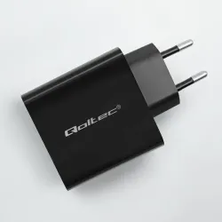 Ładowarka sieciowa Qoltec Super Quick PD | 1xUSB-C | 1xUSB | 45W | 5-20V |