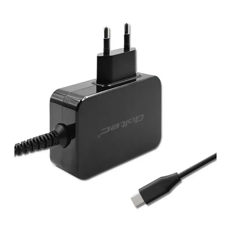 Ładowarka sieciowa Qoltec GaN POWER PRO | 1xUSB-C | 45W | 5-20V | 2.25-3A |