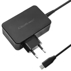 Ładowarka sieciowa Qoltec GaN POWER PRO | 1xUSB-C | 90W | 5-20V | 3-4.5A |