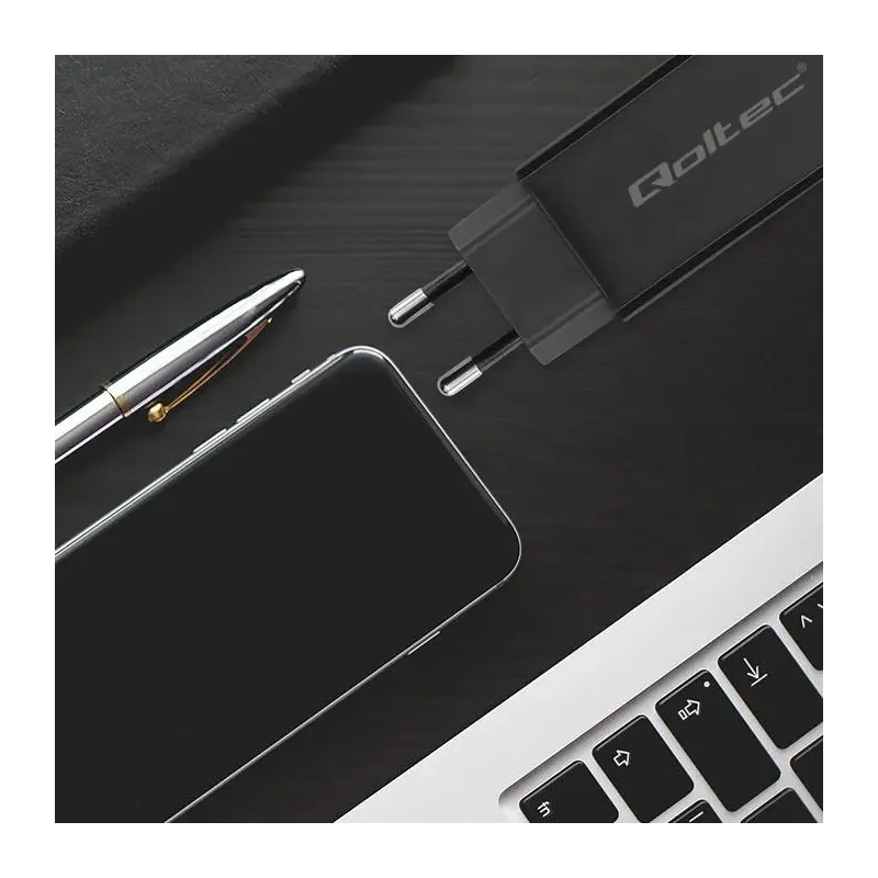 Ładowarka sieciowa Qoltec 65W GaN Super Fast | 5-20V | 3-3.25A | USB-C 3.1