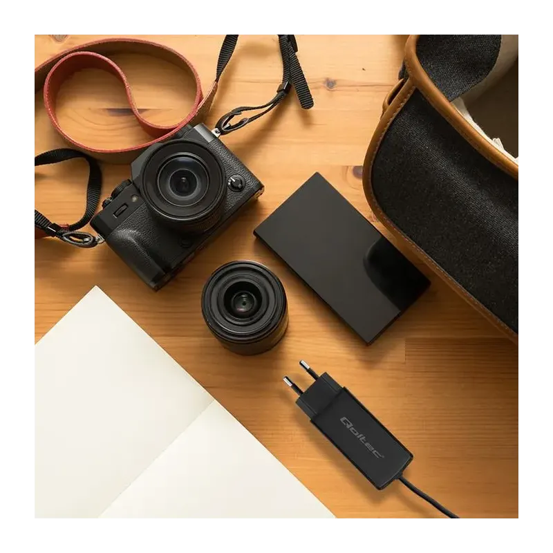 Ładowarka sieciowa Qoltec 90W GaN Super Fast | 5-20V | 3-4.5A | USB-C 3.1 |