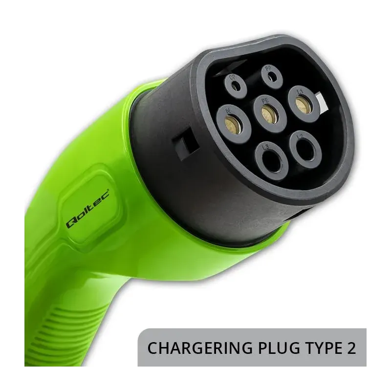 Ładowarka Qoltec do samochodu elektrycznego EV 2 w 1 typ2 | 3.5kW | 230V