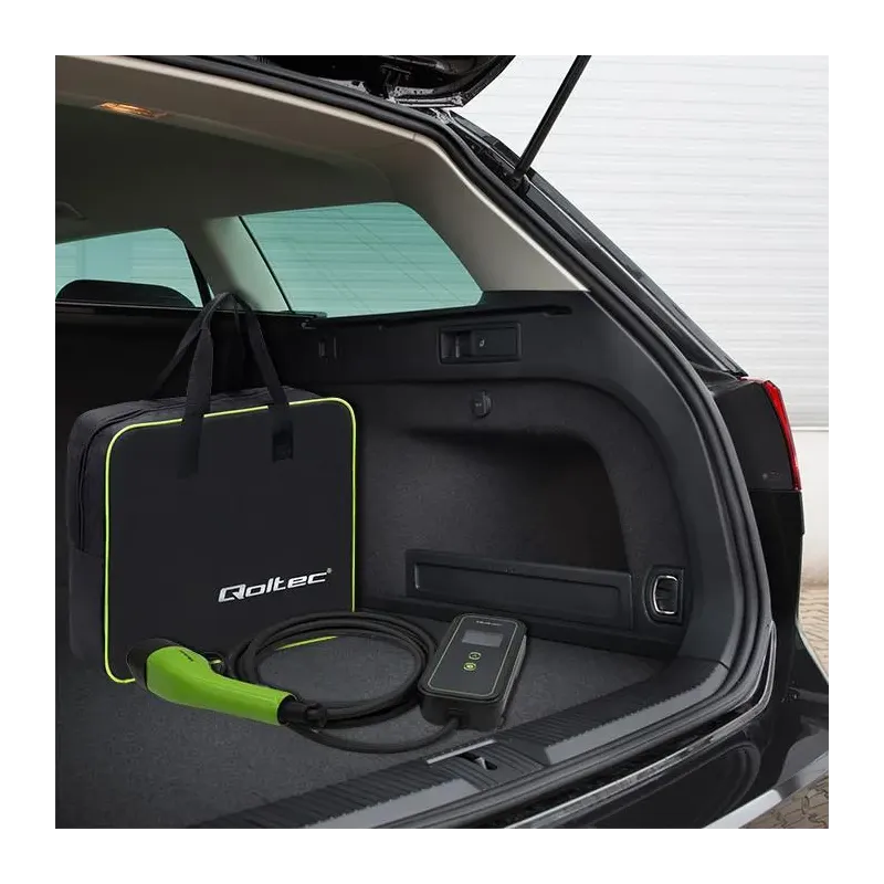 Ładowarka Qoltec do samochodu elektrycznego EV 2 w 1 typ2 | 3.5kW | 230V