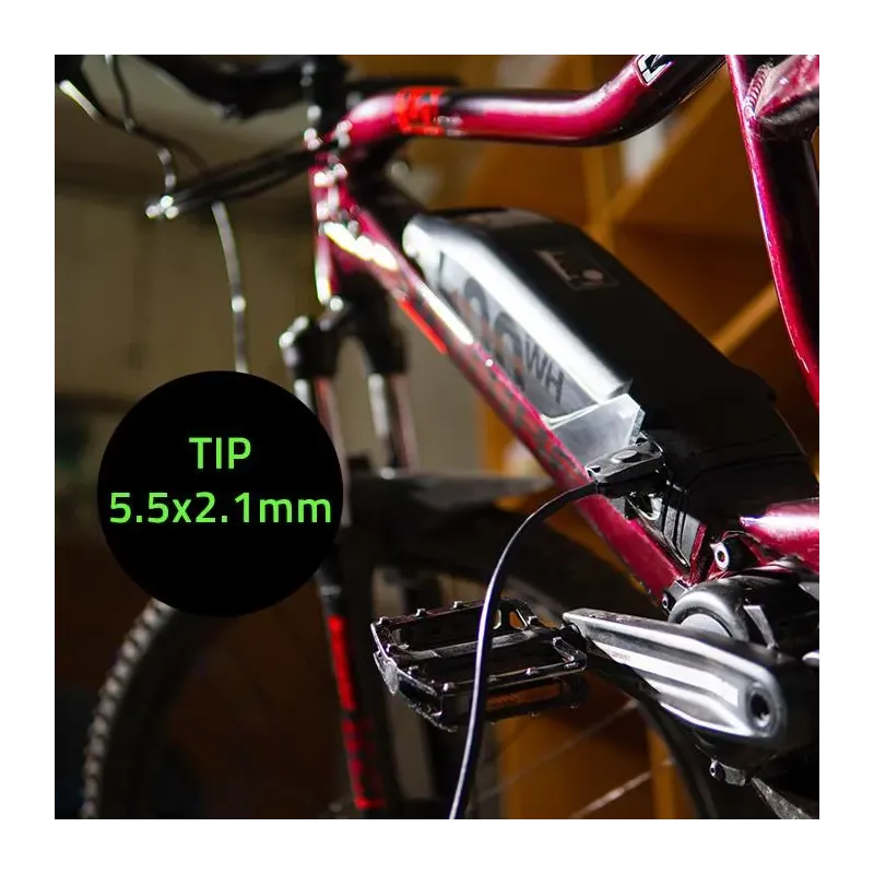 Ładowarka Qoltec do baterii roweru elektrycznego 36V | 42V | 2A | 5.5*2.1