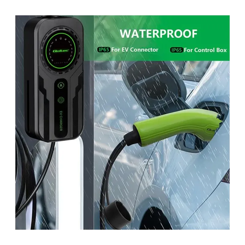 Ładowarka Qoltec do samochodu elektrycznego EV z regulacją 2w1 typ2 |