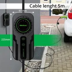 Ładowarka Qoltec do samochodu elektrycznego EV z regulacją 2w1 typ2 |