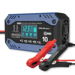 Ładowarka inteligentna Qoltec do akumulatora STD AGM GEL | PartsPC.pl