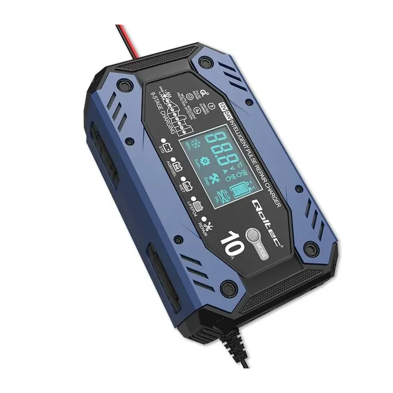 Ładowarka inteligentna Qoltec do akumulatora STD AGM GEL | PartsPC.pl