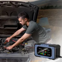 Prostownik Qoltec do akumulatora z funkcją naprawy | Inteligentna