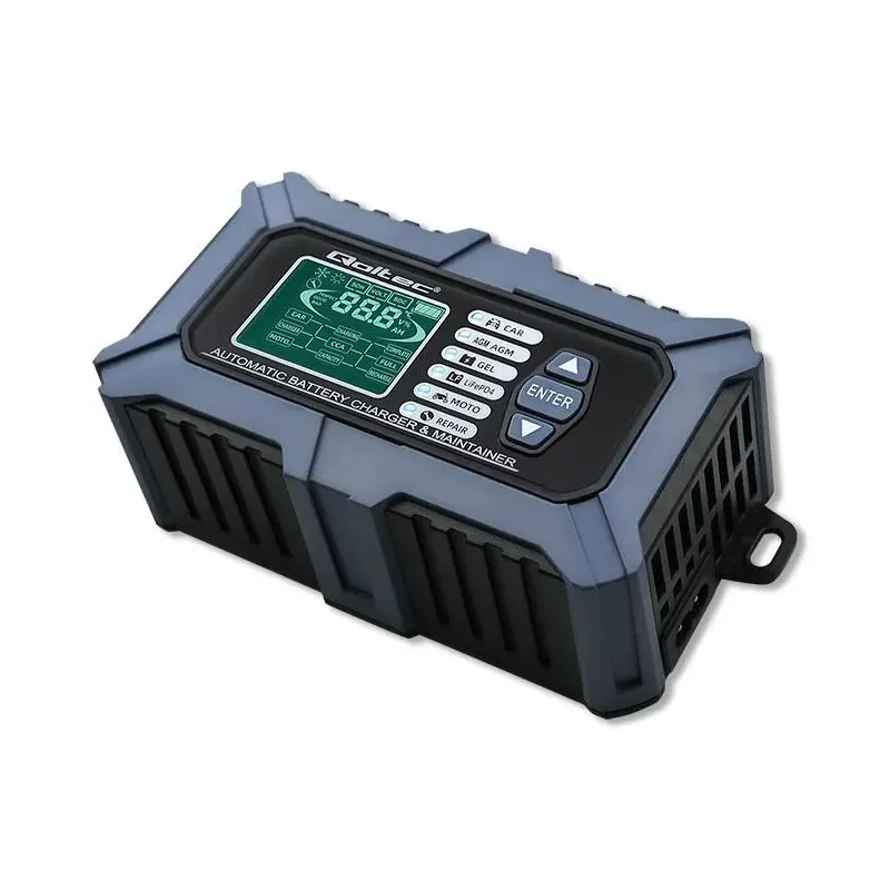 Ładowarka mikroprocesorowa Qoltec z testerem baterii i funkcją naprawy 12V