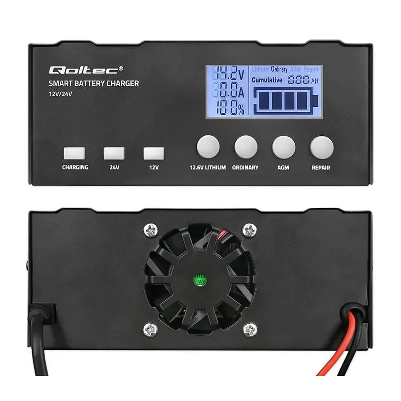 Ładowarka inteligentna Qoltec mikroprocesorowa 12V | 12.6V | 24V |