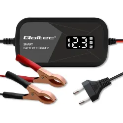 Ładowarka inteligentna Qoltec mikroprocesorowa 12V | 2A | Prostownik do