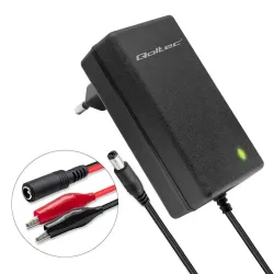 Ładowarka do akumulatora Qoltec AGM GEL STD 6V 12V | 1.5A | Prostownik z