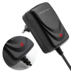 Ładowarka do akumulatora Qoltec AGM GEL STD 12V | 1A | Prostownik z