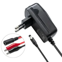 Ładowarka do akumulatora Qoltec AGM GEL STD 12V | 1A | Prostownik z