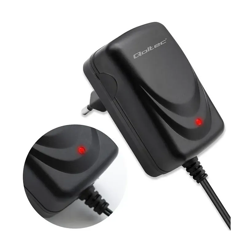 Ładowarka do akumulatora Qoltec AGM GEL STD 6V | 1A | Prostownik z