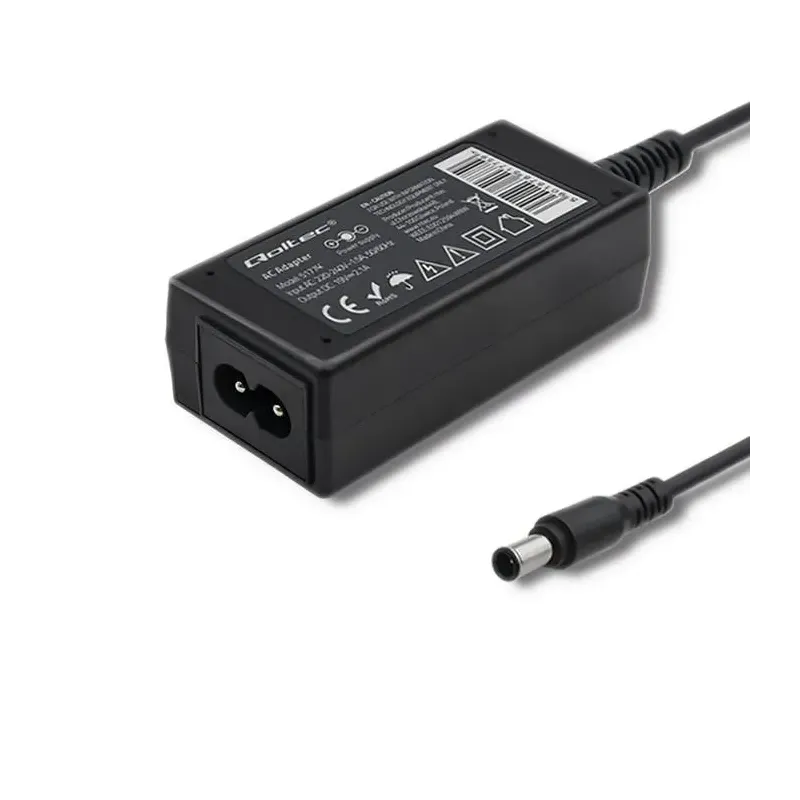 Zasilacz sieciowy Qoltec do monitora LG 25W | 19V | 1.3A | 6.5*4.4 | +kabel