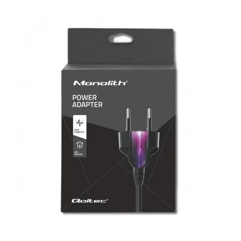 Zasilacz sieciowy Qoltec do monitora LG 25W | 19V | 1.3A | 6.5*4.4 | +kabel